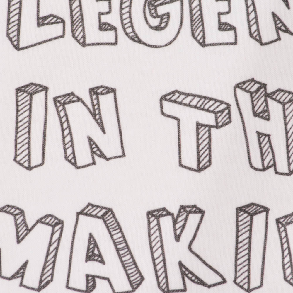 Kids Legend in the Making - White/Black Ringer_1