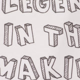 Kids Legend in the Making - White/Black Ringer_1