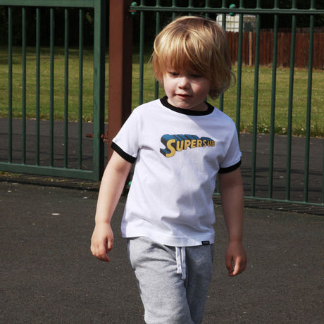 Kids Supersub - White/Black Ringer_3