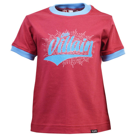 Kids Little Villain - Maroon/Sky Ringer_0