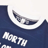 Kids North London - Navy/White Ringer_2