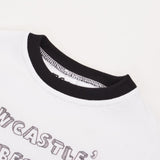 Kids Newcastle's Best Dribbler - White/Black Ringer_2