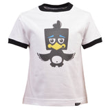 Kids Newcastle - White/Black Ringer_0