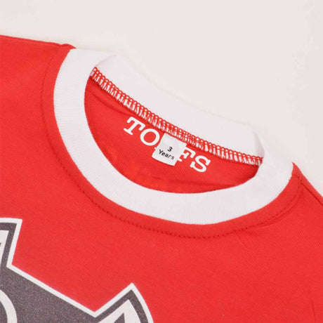 Kids Sunderland - Red/White Ringer_2