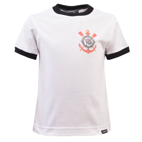 Kids Corinthians Paulista 12th Man- White/Black Ringer_0