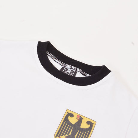 Kids West Germany 12th Man - White/Black Ringer_2