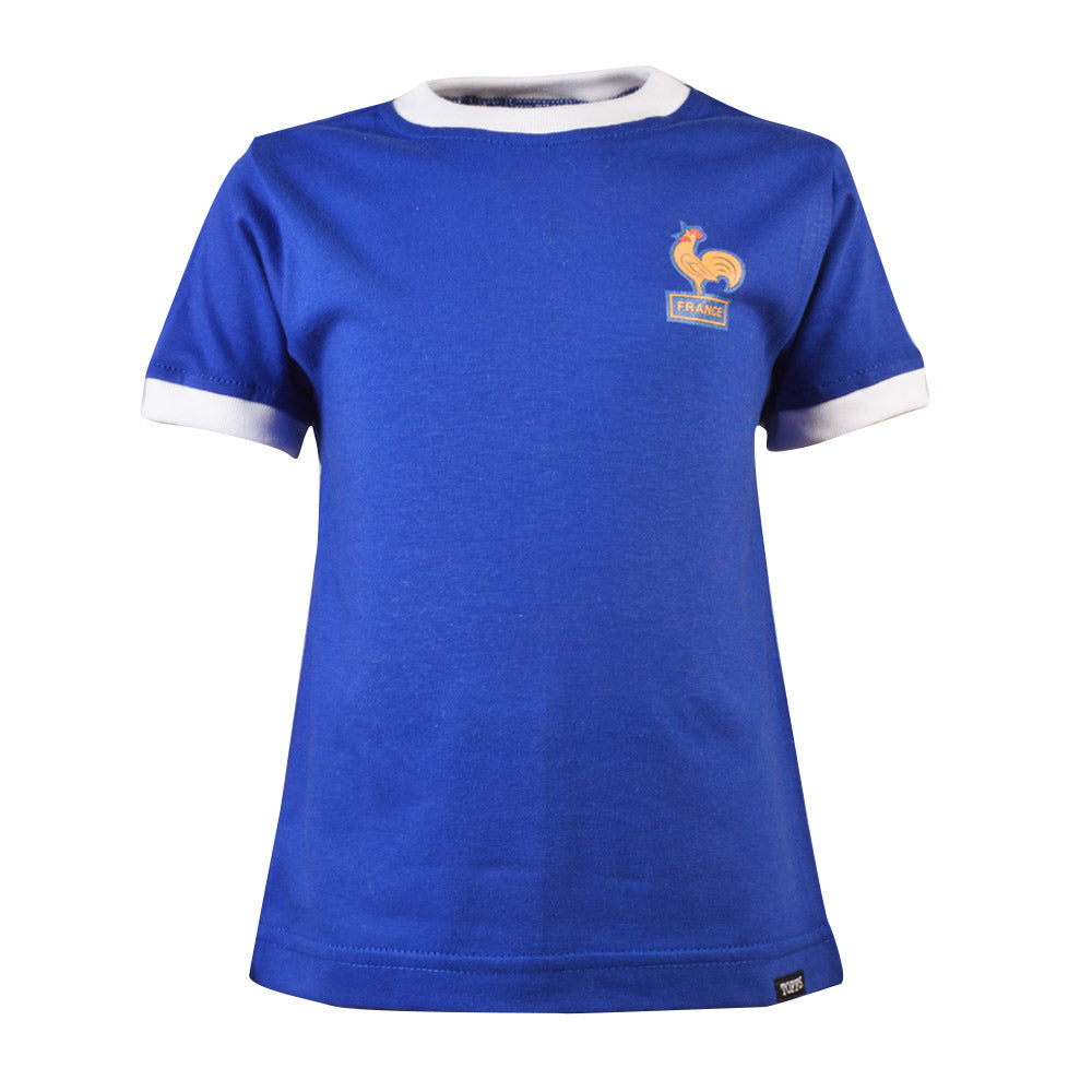 Kids France 12th Man T-Shirt - Royal/White Ringer_0