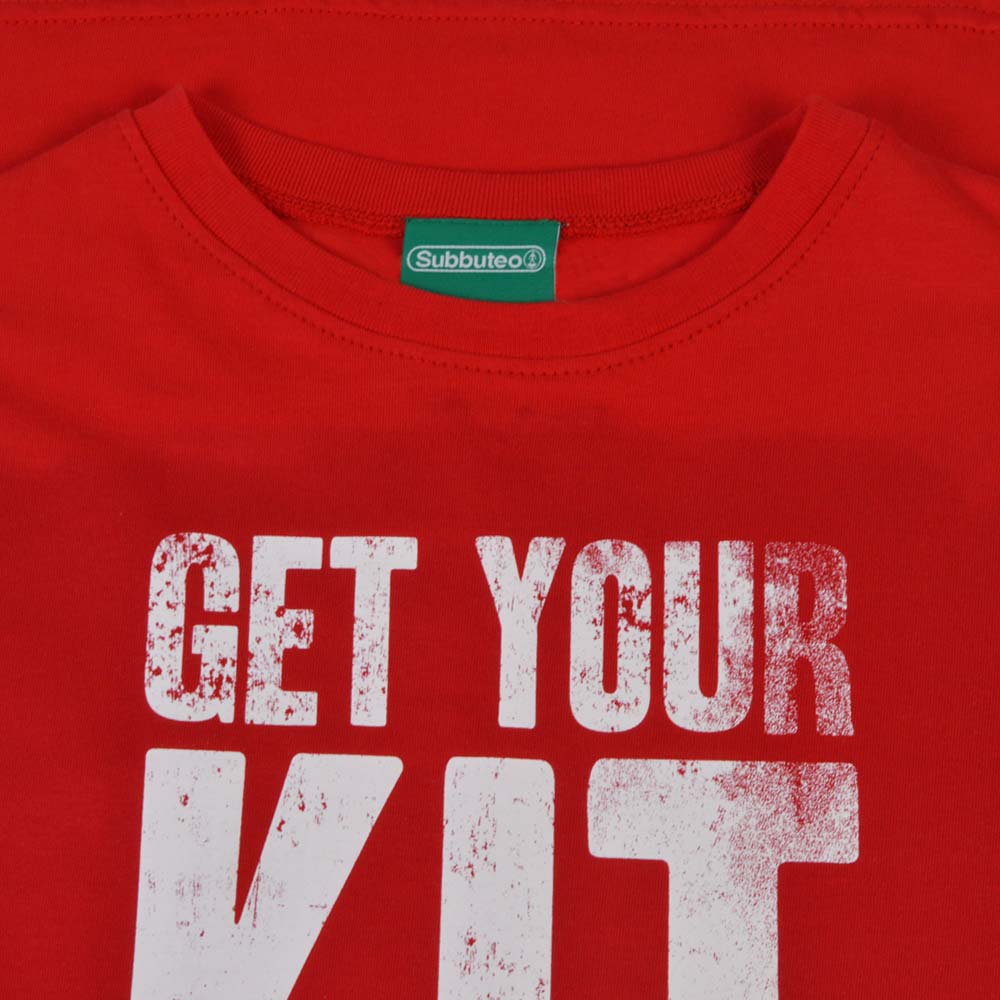 Subbuteo Get Your Kit Off T-Shirt - Red_1