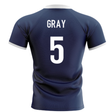 2025-2026 Scotland Flag Concept Rugby Shirt (Gray 5)_3