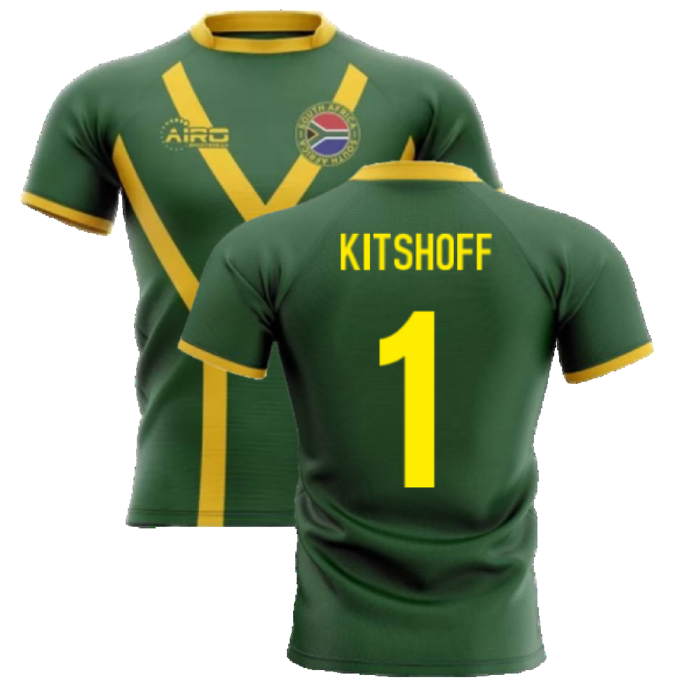 2025-2026 South Africa Springboks Flag Concept Rugby Shirt (Kitshoff 1 ...