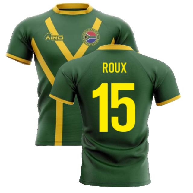 2025-2026 South Africa Springboks Flag Concept Rugby Shirt (Roux 15)_4