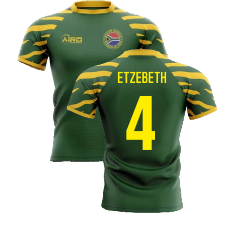 2025-2026 South Africa Springboks Home Concept Rugby Shirt (Etzebeth 4)_4