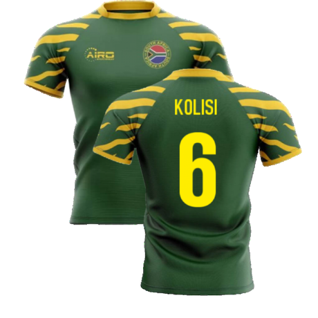 2025-2026 South Africa Springboks Home Concept Rugby Shirt (Kolisi 6)_4