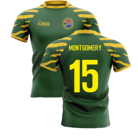 2025-2026 South Africa Springboks Home Concept Rugby Shirt (Montgomery 15)_4
