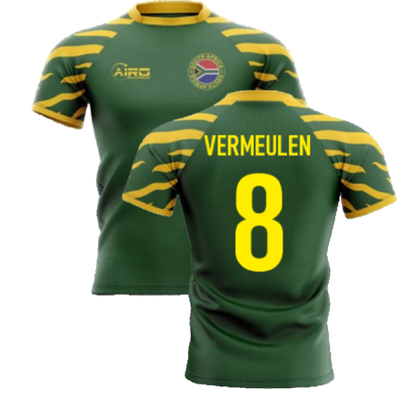2025-2026 South Africa Springboks Home Concept Rugby Shirt (Vermeulen 8)_4