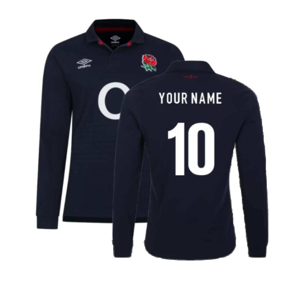 2023-2024 England Rugby Alternate LS Classic Shirt (Your Name)_3