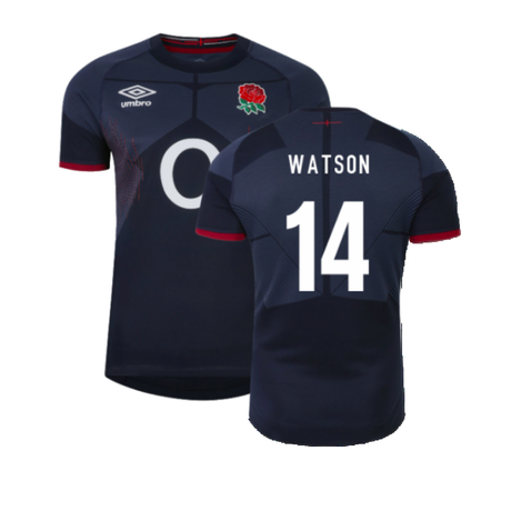 2023-2024 England Rugby Alternate Pro Jersey (Watson 14)_4