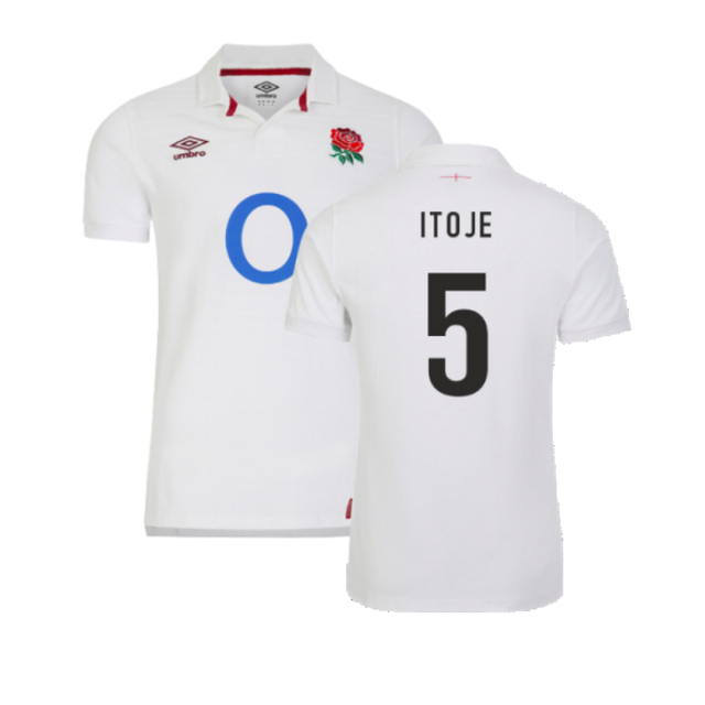 2023-2024 England Rugby Home Classic Jersey (Itoje 5)_4