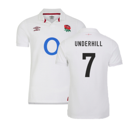 2023-2024 England Rugby Home Classic Jersey (Underhill 7)_4