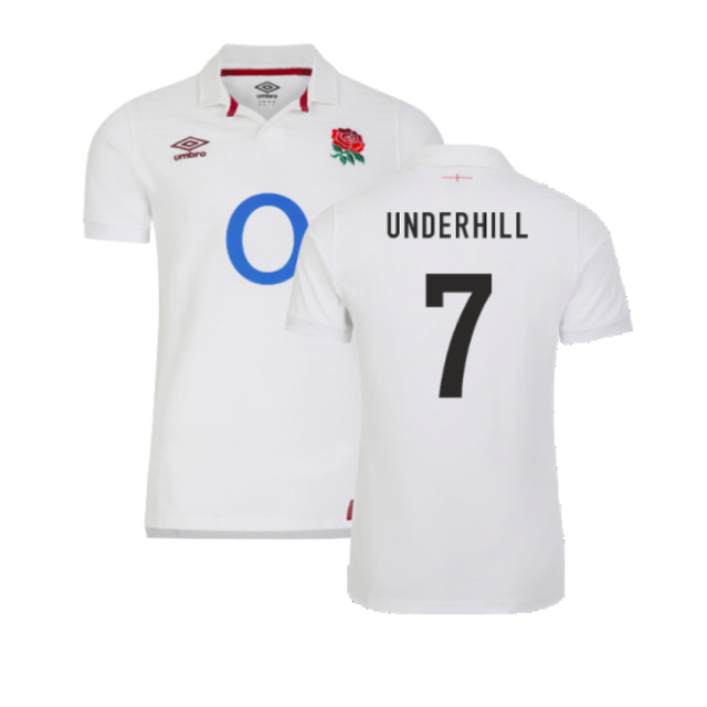 2023-2024 England Rugby Home Classic Jersey (Underhill 7)_4