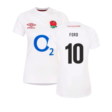 2023-2024 England Rugby Home Replica Shirt (Womens) (Ford 10)_4