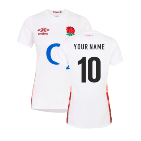 2023-2024 England Rugby Red Roses Rugby Jersey (Ladies) (Your Name)_4