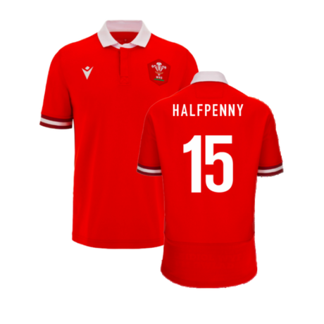 2023-2024 Wales Rugby Home Cotton Shirt (Halfpenny 15)_4
