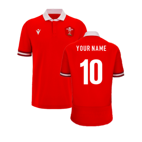 2023-2024 Wales Rugby Home Cotton Shirt (Your Name)_4