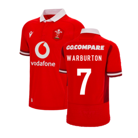 2023-2024 Wales Rugby WRU Home Poly Shirt (Warburton 7)_4