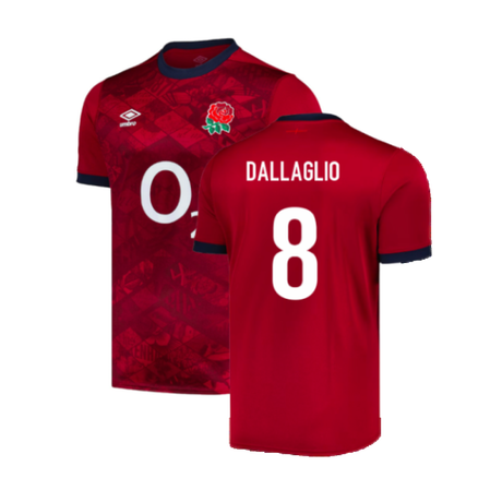 2024-2025 England Rugby Alternate Replica Jersey (Dallaglio 8)_2