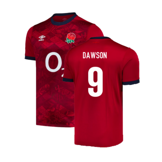 2024-2025 England Rugby Alternate Replica Jersey (Dawson 9)_2