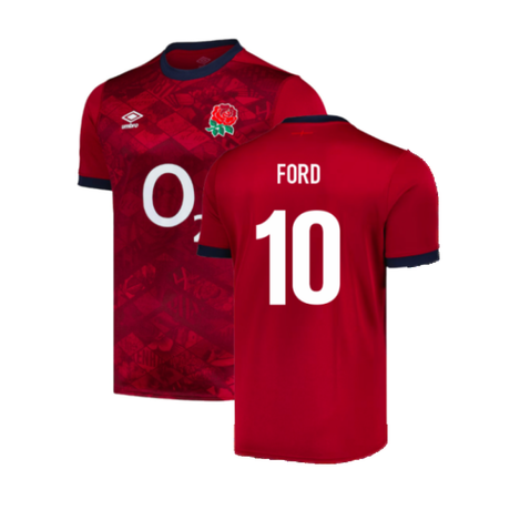 2024-2025 England Rugby Alternate Replica Jersey (Ford 10)_2