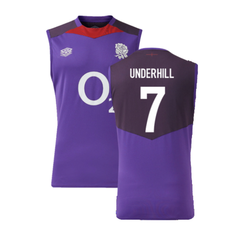 2024-2025 England Rugby Sleeveless Jersey O2 (Violet) (Underhill 7)_2