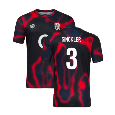 2024-2025 England Rugby Warm Up Jersey (Black) (Sinckler 3)_2