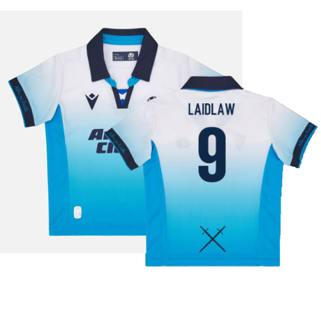 2024-2025 Scotland Rugby Away Little Kids Mini Shirt (Laidlaw 9)_2