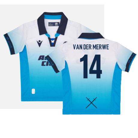 2024-2025 Scotland Rugby Away Little Kids Mini Shirt (Van Der Merwe 14)_2