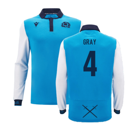 2024-2025 Scotland Rugby Away LS Cotton Shirt (Gray 4)_2