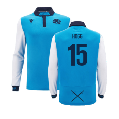 2024-2025 Scotland Rugby Away LS Cotton Shirt (Hogg 15)_2