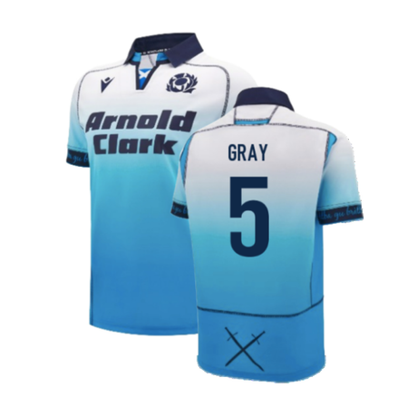 2024-2025 Scotland Rugby Away Replica Shirt (Kids) (Gray 5)_2