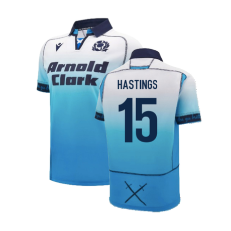 2024-2025 Scotland Rugby Away Replica Shirt (Kids) (Hastings 15)_2