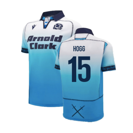 2024-2025 Scotland Rugby Away Replica Shirt (Kids) (Hogg 15)_2