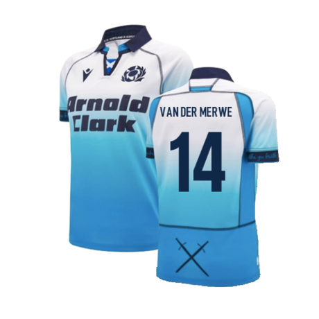 2024-2025 Scotland Rugby Away Replica Shirt (Womens) (Van Der Merwe 14)_2