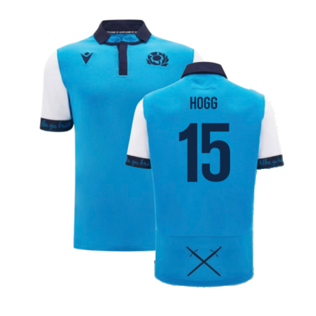 2024-2025 Scotland Rugby Away SS Cotton Shirt (Kids) (Hogg 15)_2