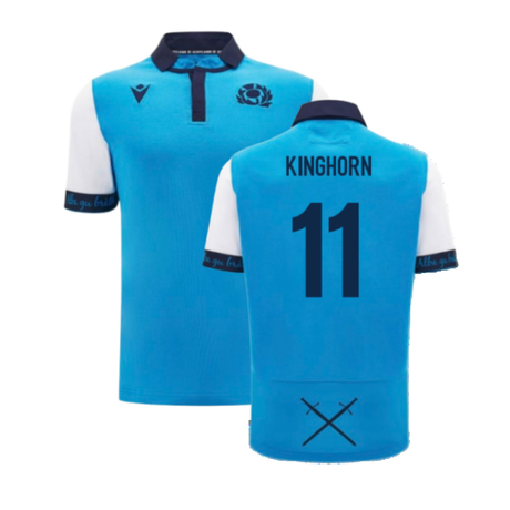 2024-2025 Scotland Rugby Away SS Cotton Shirt (Kids) (Kinghorn 11)_2
