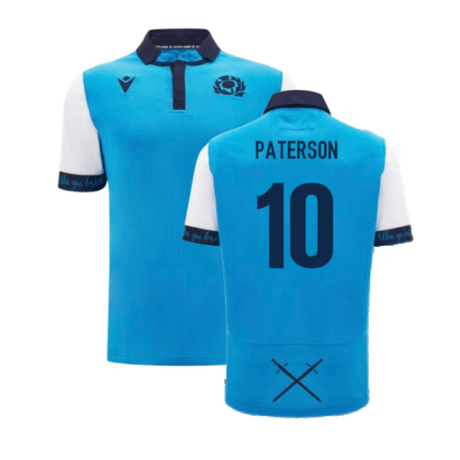 2024-2025 Scotland Rugby Away SS Cotton Shirt (Kids) (Paterson 10)_2