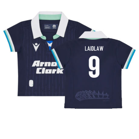 2024-2025 Scotland Rugby Home Baby Shirt (Laidlaw 9)_2