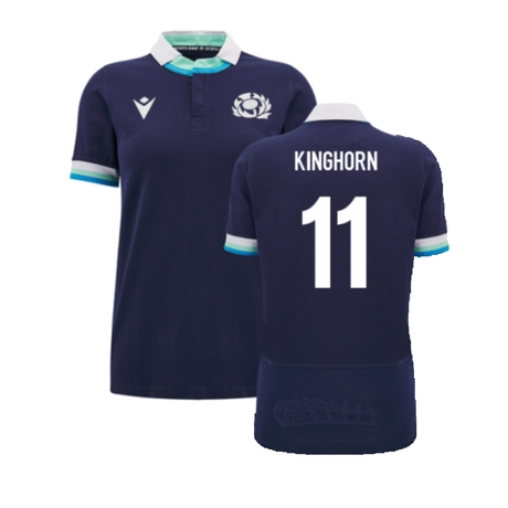 2024-2025 Scotland Rugby Home Cotton Shirt (Womens) (Kinghorn 11)_2