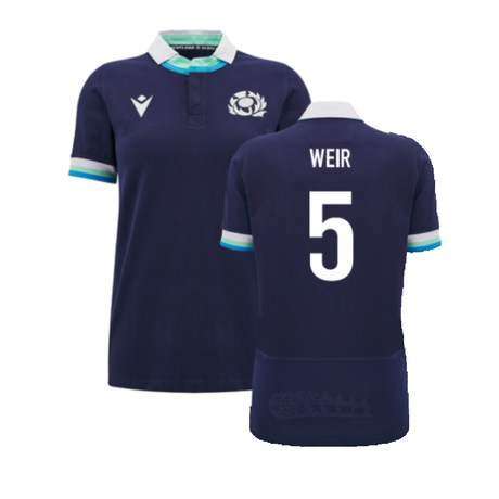 2024-2025 Scotland Rugby Home Cotton Shirt (Womens) (Weir 5)_2