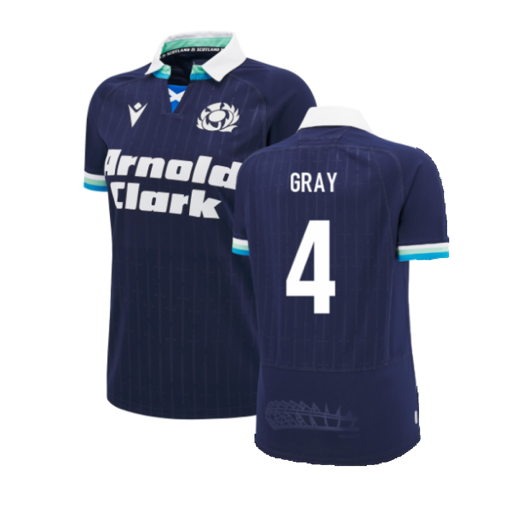 2024-2025 Scotland Rugby Home Poly Replica Shirt (Womens) (Gray 4)_2