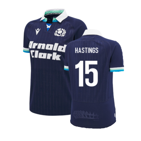 2024-2025 Scotland Rugby Home Poly Replica Shirt (Womens) (Hastings 15)_2